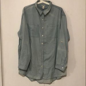 NEVER WORN denim shirt from Forever 21.